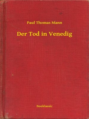 cover image of Der Tod in Venedig